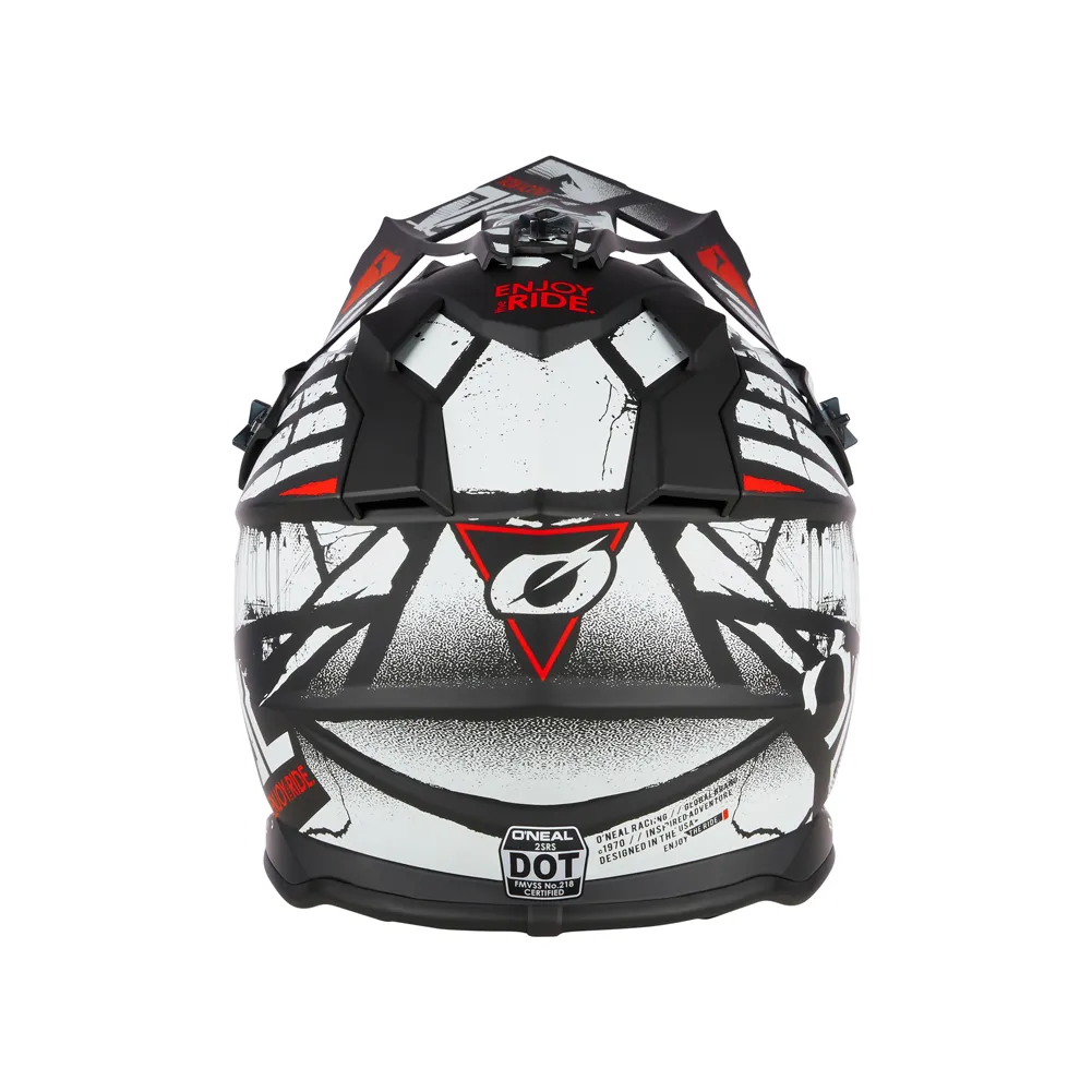 2 SRS Youth Glitch Helmet Black/White