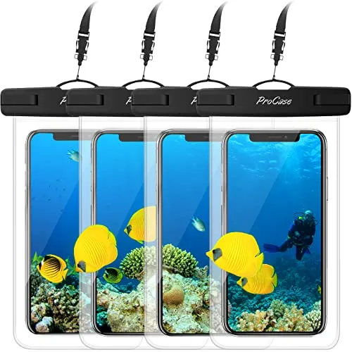 (4 Pack) Universal Waterproof Underwater Phone Case | ProCase