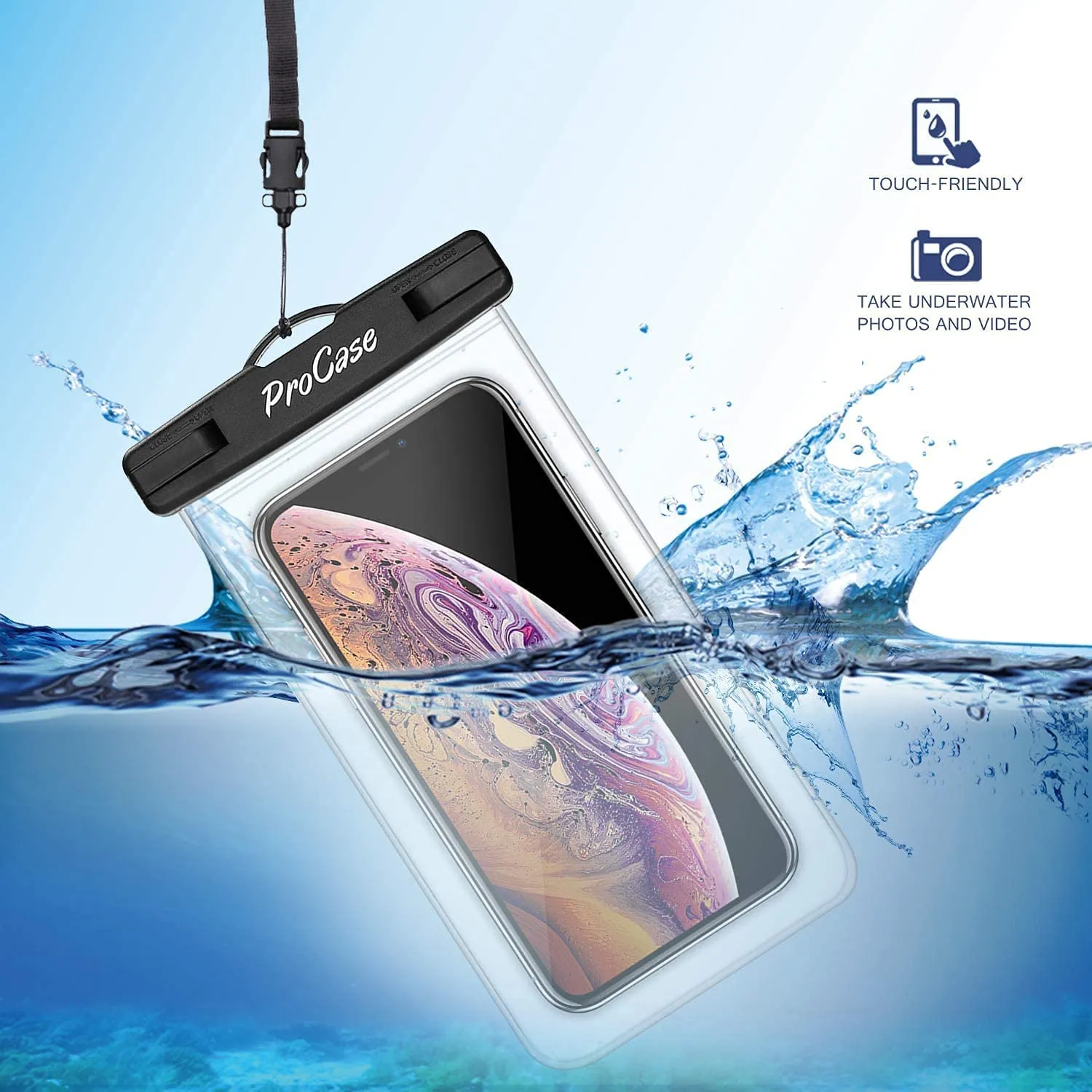 (4 Pack) Universal Waterproof Underwater Phone Case | ProCase