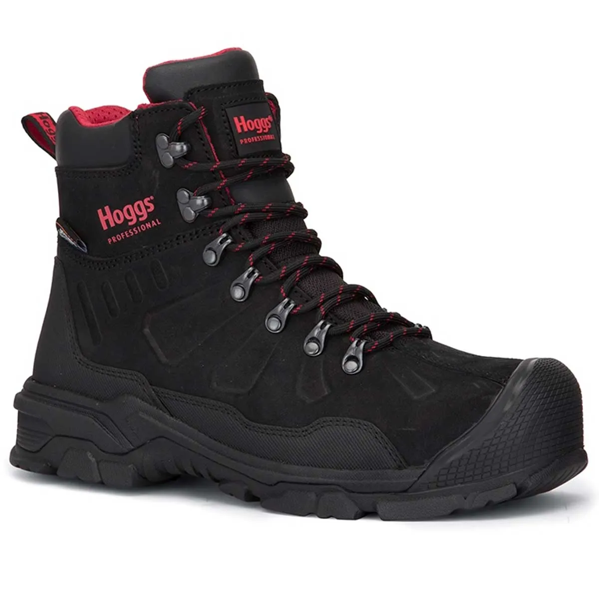 40% OFF - HOGGS OF FIFE Poseidon S3 Safety Lace-Up Boots - Mens - Black Nubuck - Size: UK 9 (EU 43)