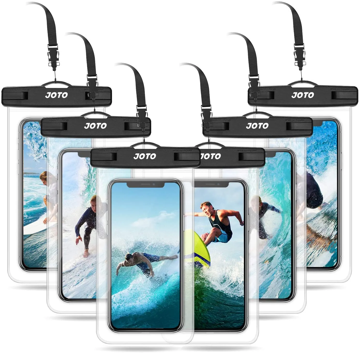 (6 Pack) Universal Waterproof Phone Pouch | JOTO