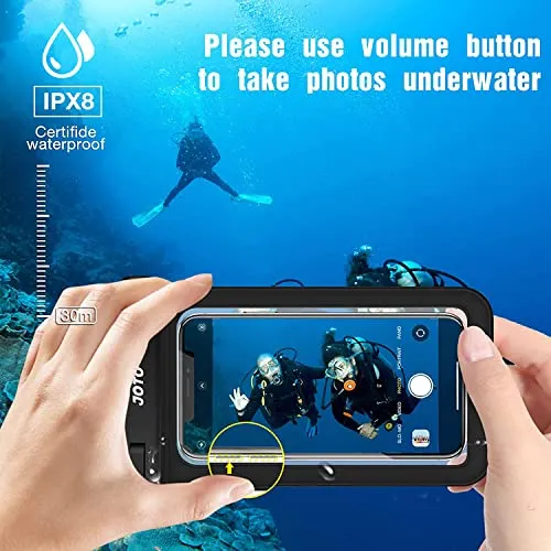 (6 Pack) Universal Waterproof Phone Pouch | JOTO