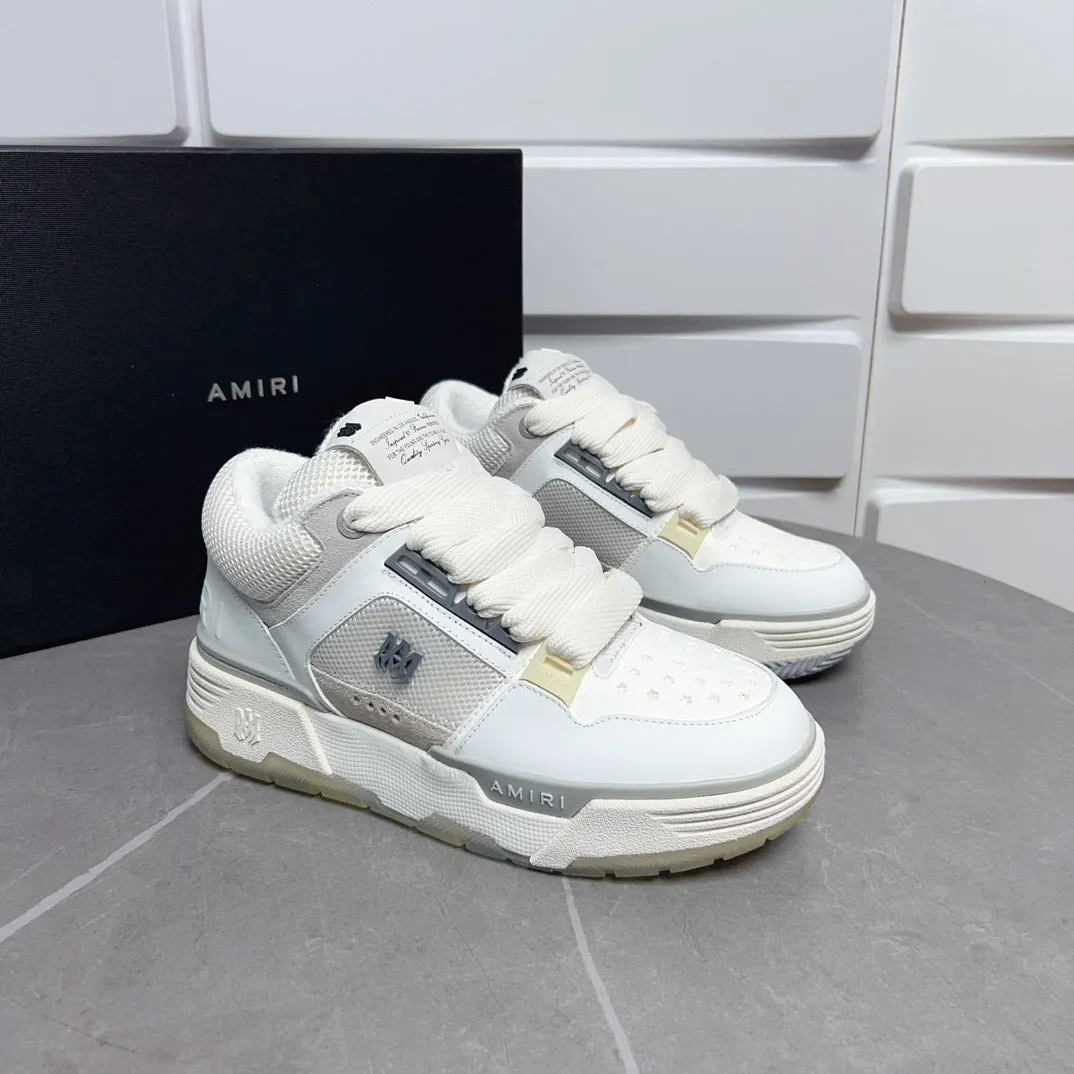 AMR MA-1 White and Grey Sneakers-130