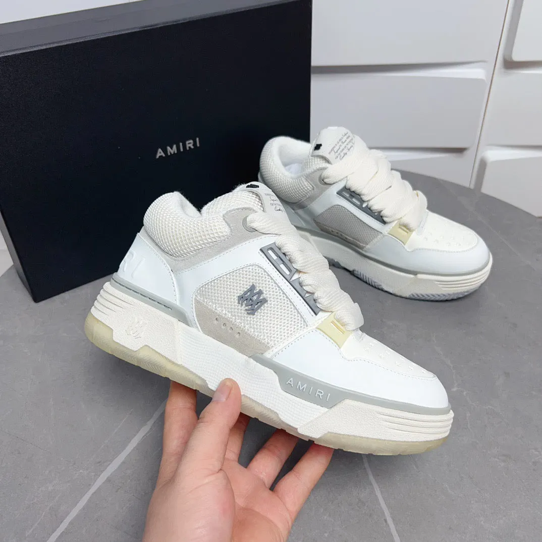 AMR MA-1 White and Grey Sneakers-130