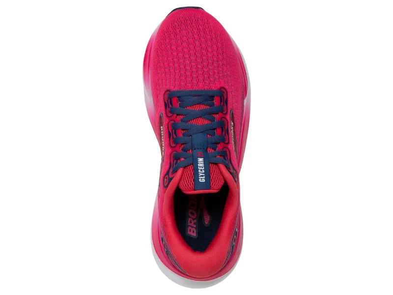 Brooks Glycerin 21 Ladies Running Shoe (Raspberry/Estate Blue)