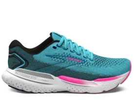 Brooks Glycerin GTS 21 Ladies Running Shoe (Moroccan Blue/Aqua/Pink)