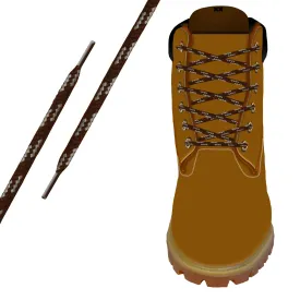 Brown & Tan Heavy-Duty Pro Boot Lace