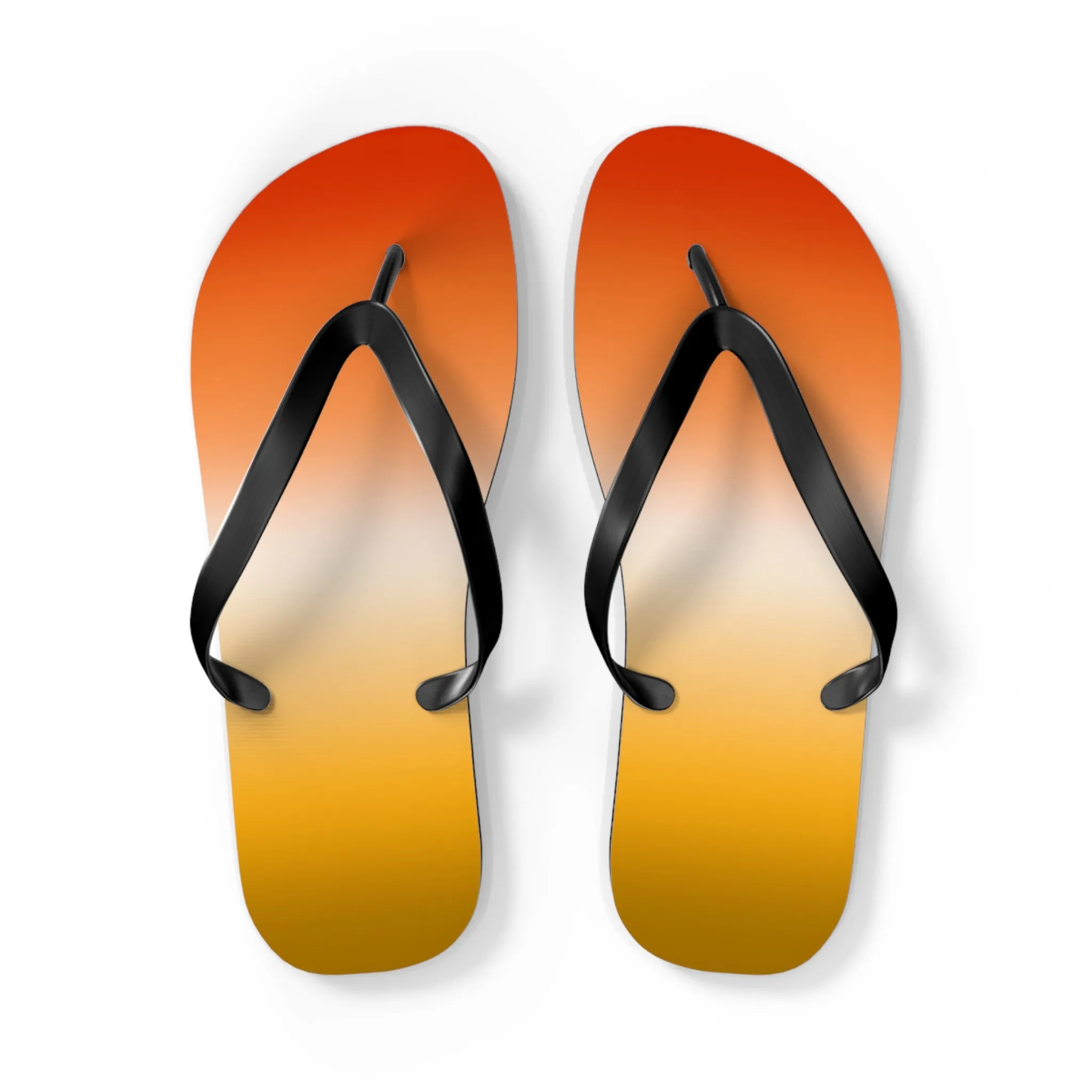 Butch Lesbian Pride Ombre Flip Flops