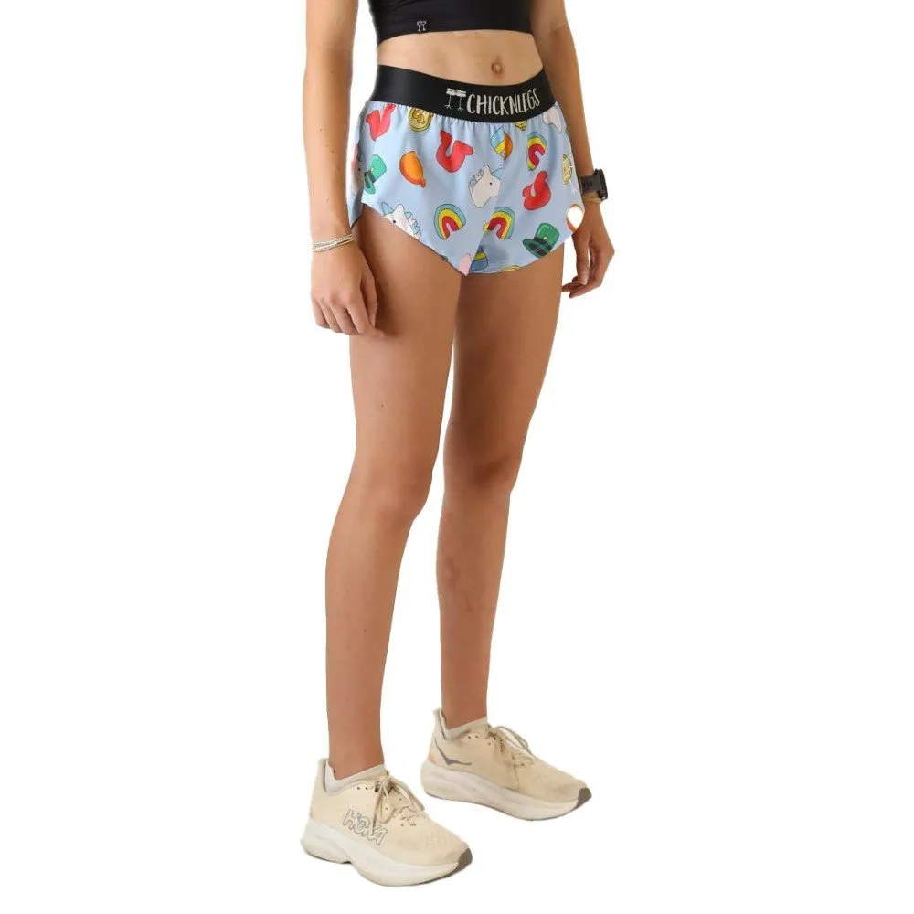 ChicknLegs Women's 1.5in Split Shorts