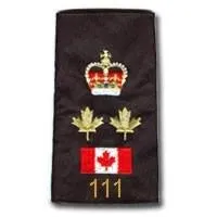 DEPUTY CHIEF Canada Flag # Slip-Ons