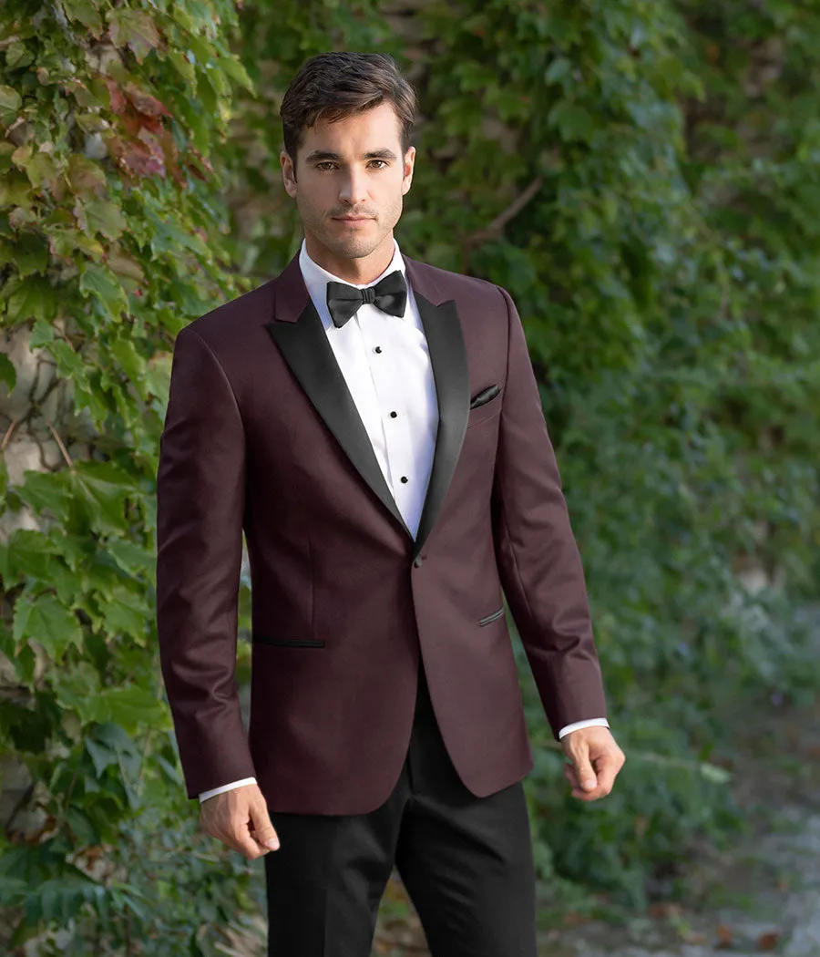 Diamond - 201 - Ultra Slim Bergundy Empire - All Dressed Up, Tuxedo Rental