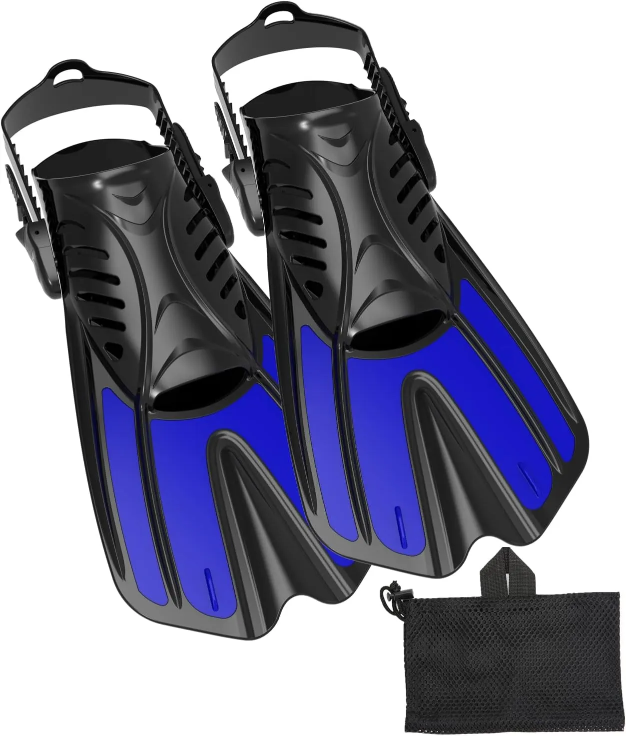 Diving fins Snorkeling Gear for Adults Snorkel fins Swim fins Open, Adjustable, Men, Si