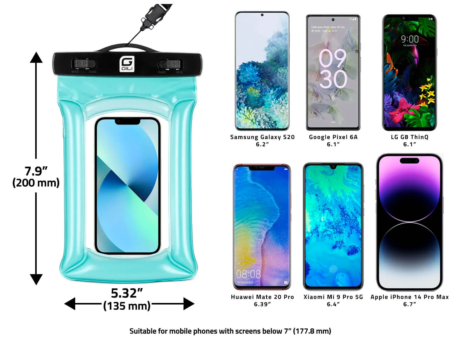 Floating Waterproof Phone Case Universal