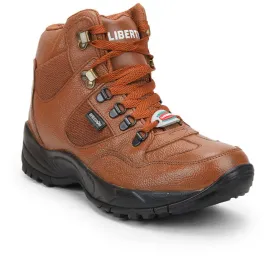 Freedom By Liberty Mens SHAURYA Defence Lacing Tan Trekking Boots