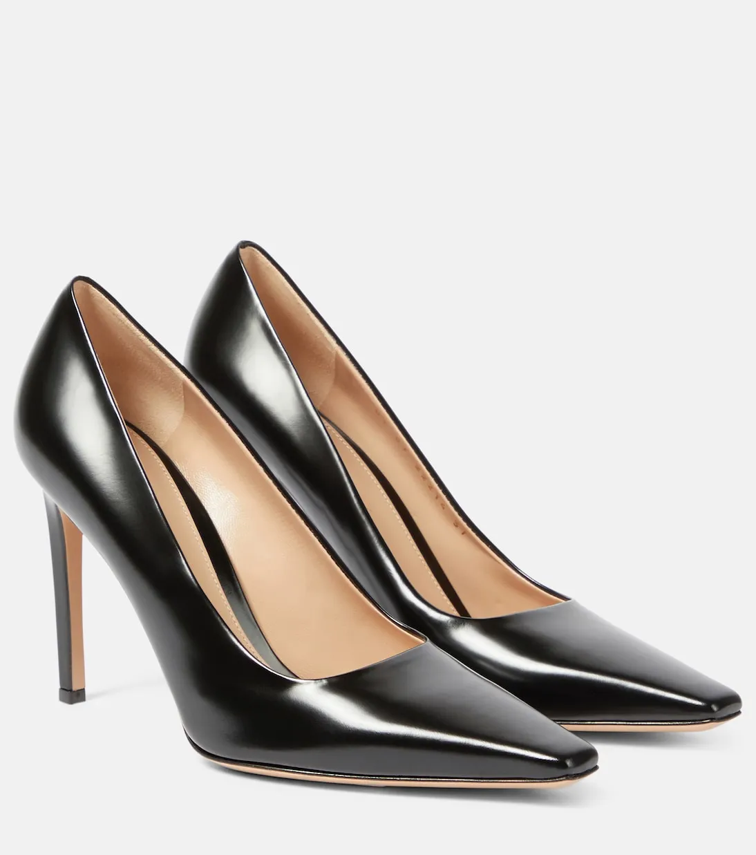 Gianvito Rossi leather shoes, black