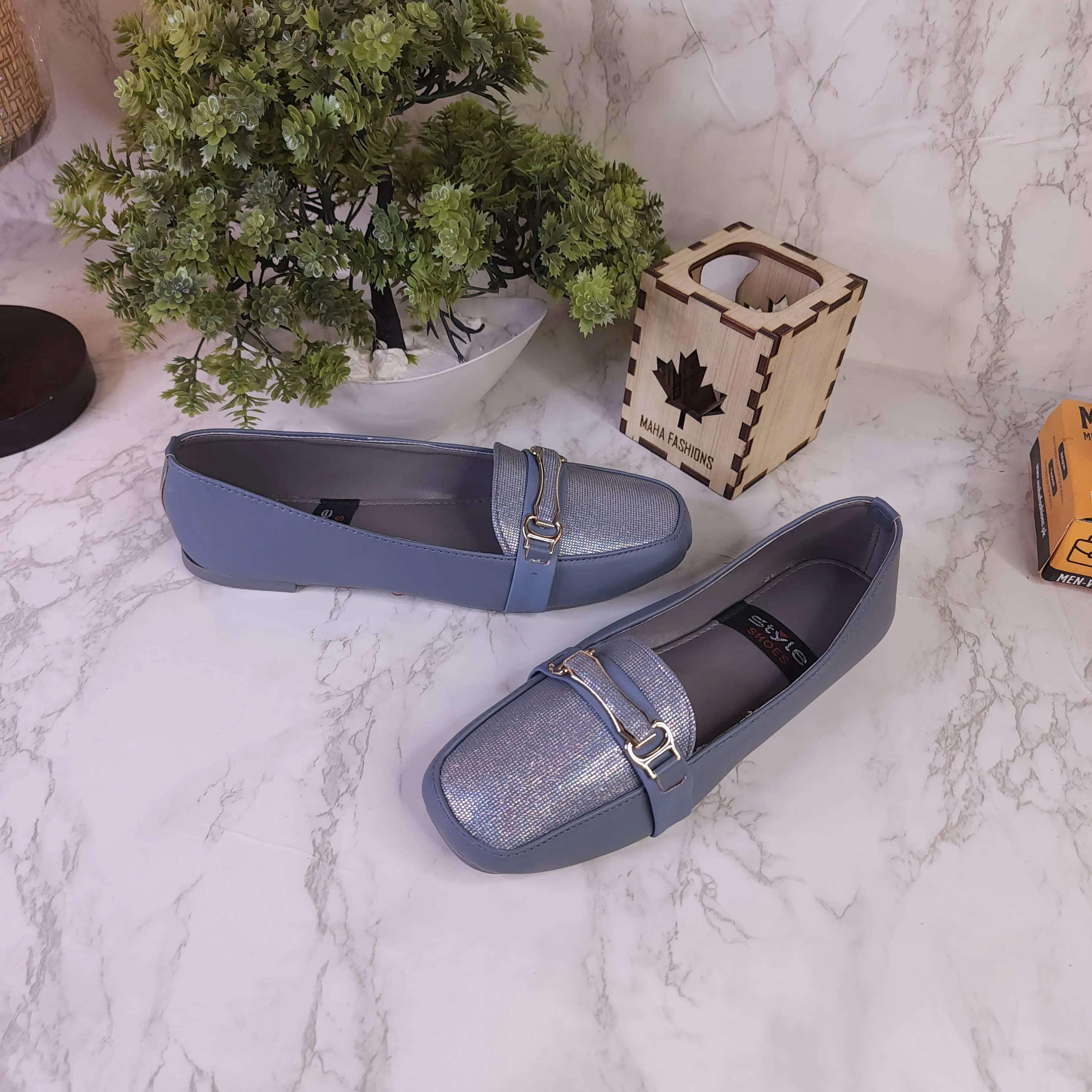 Grey Casual Loafers