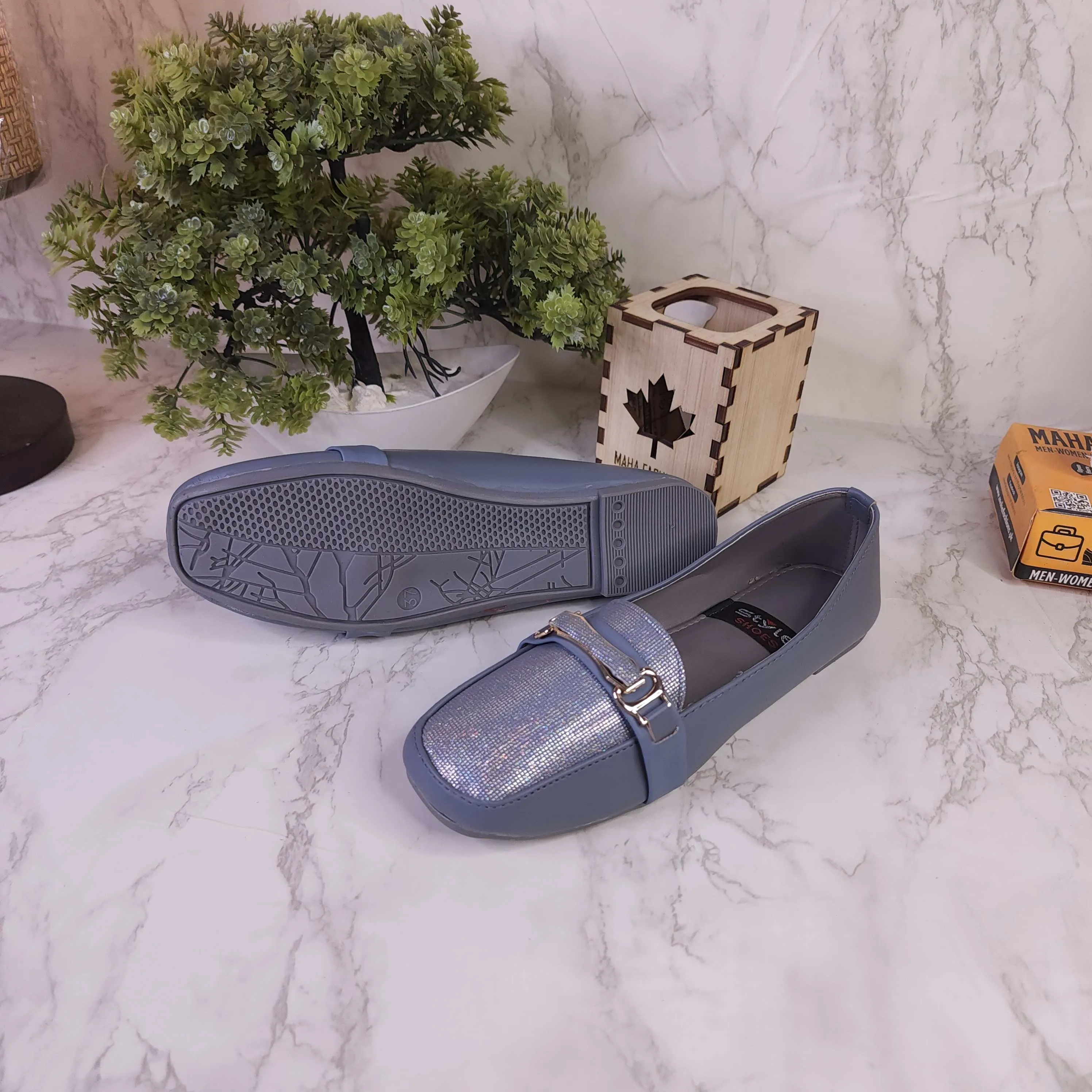 Grey Casual Loafers