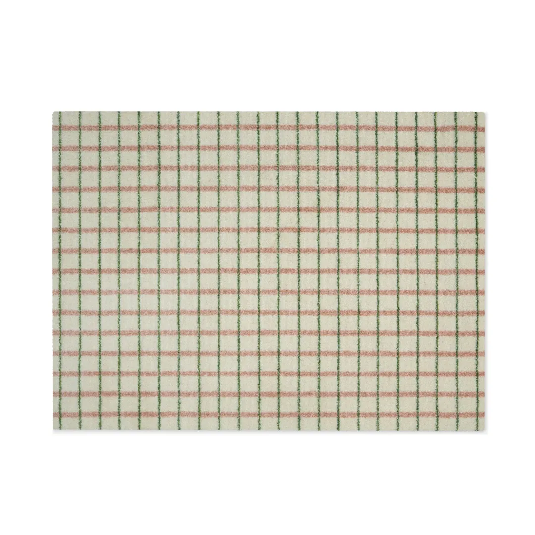 Grid Floor Mat - Lime Candycane