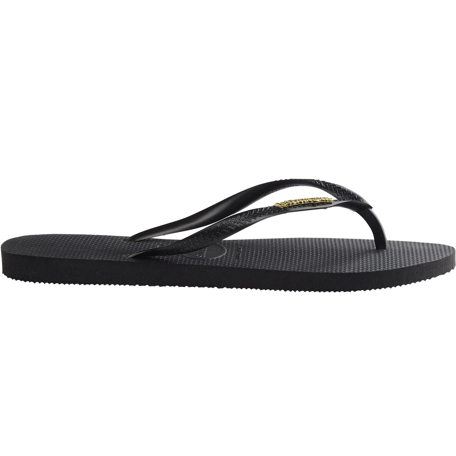 Havaianas Slim Logo Metallic Flip Flops