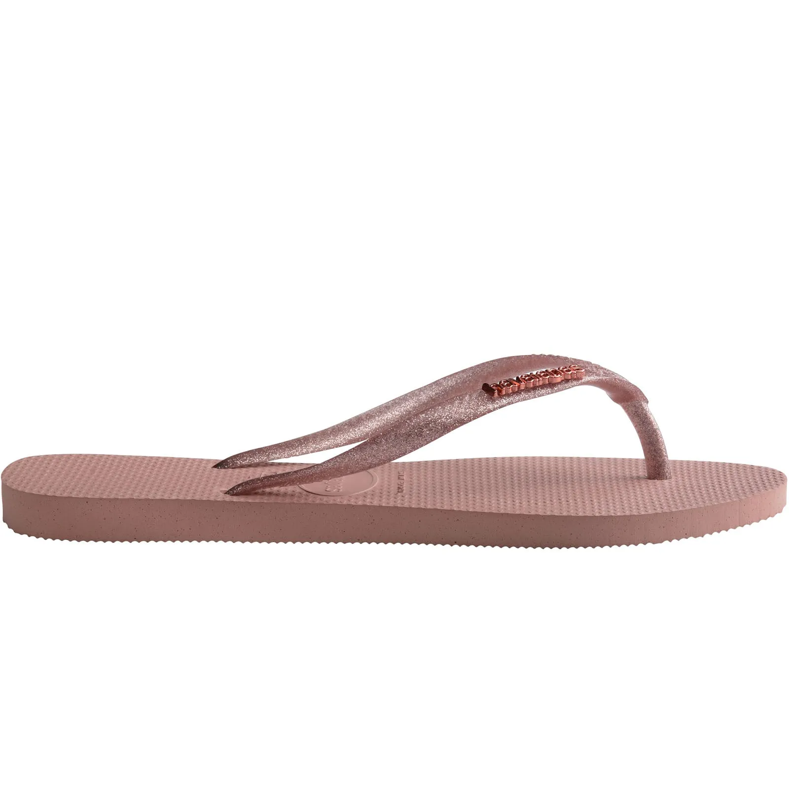 Havaianas Slim Logo Metallic Flip Flops