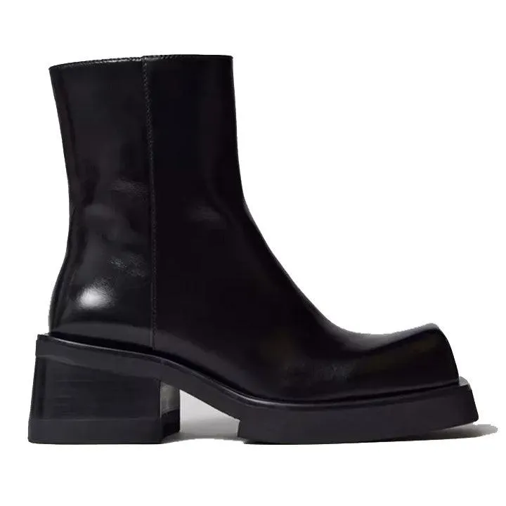 JEFFREY CAMPBELL RESEARCH BLACK BOOTS