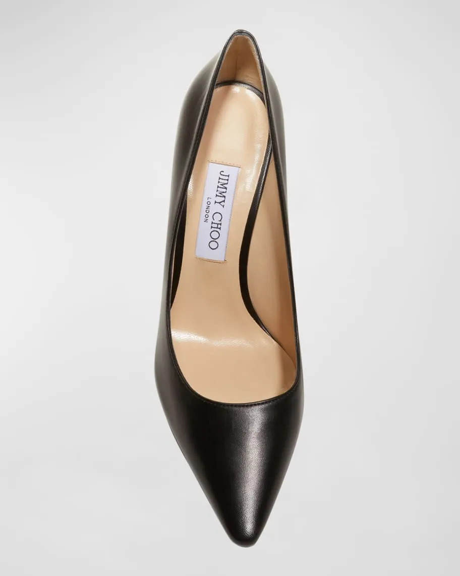 Jimmy Choo Romy 100mm High Heel Leather Pumps