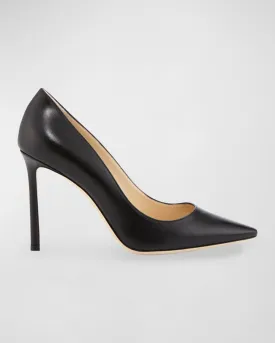 Jimmy Choo Romy 100mm High Heel Leather Pumps