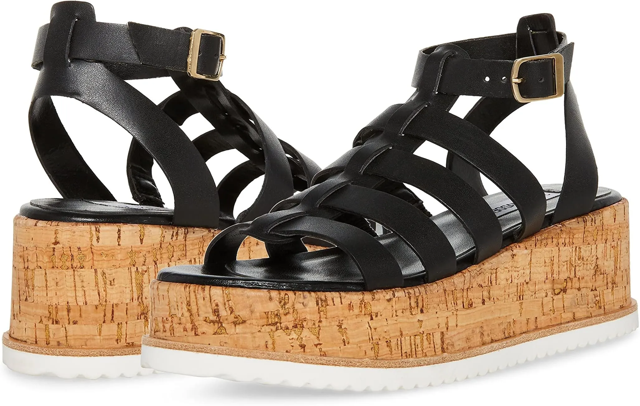 Kaydee Sandal Steve Madden, black leather