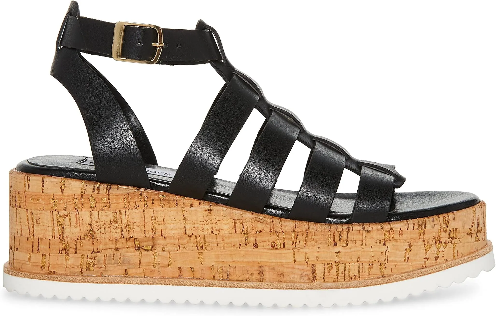 Kaydee Sandal Steve Madden, black leather