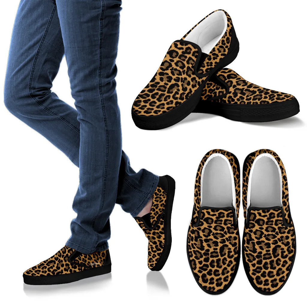 Leopard Slip On Sneakers