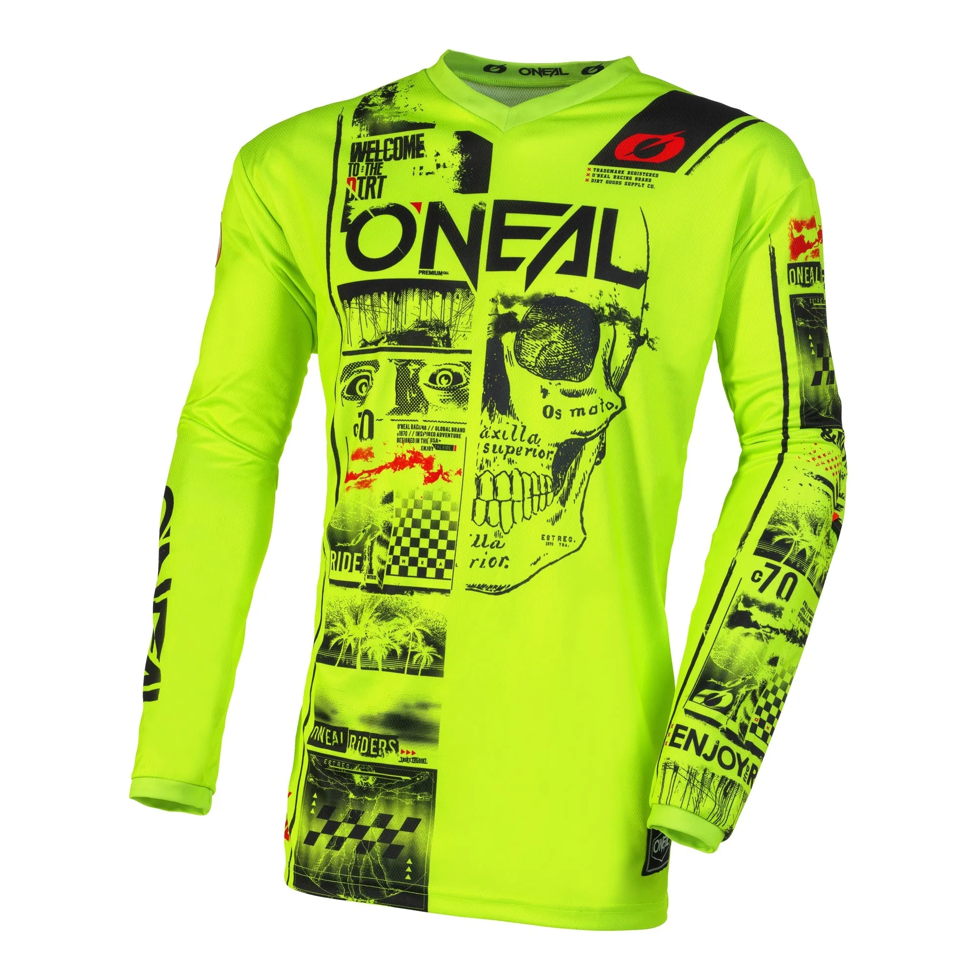 O'NEAL Youth Element Attack V.3 Jersey Neon/Black - CUSTOM