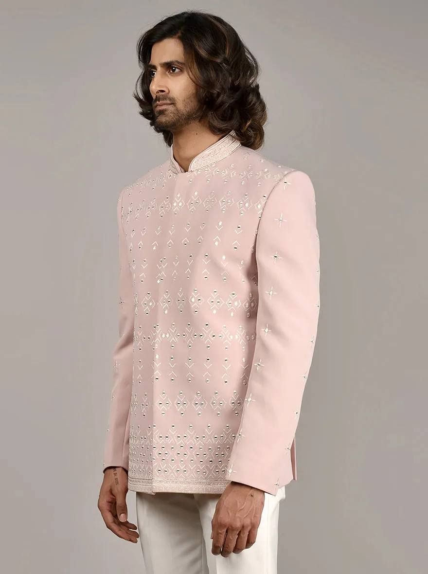 Onion Pink Jodhpuri Suit | JadeBlue