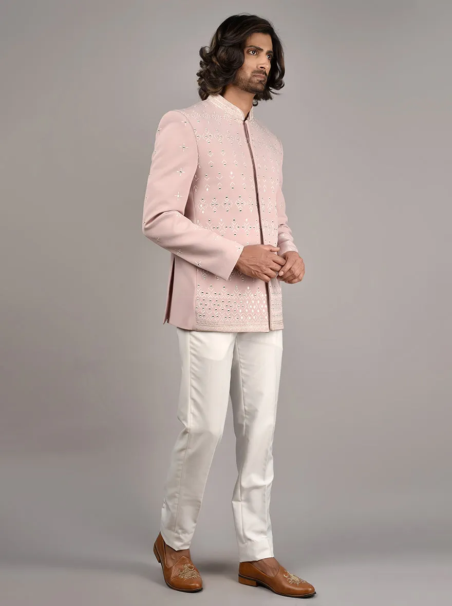 Onion Pink Jodhpuri Suit | JadeBlue