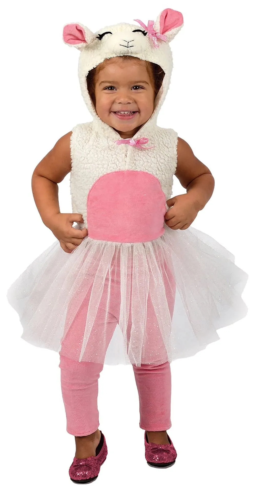 Rubie's Girls Pink Liza Lamb Costume