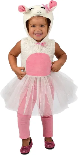 Rubie's Girls Pink Liza Lamb Costume