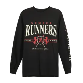 Runners Black Long Sleeve Tee