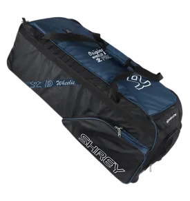 Shrey PRO Wheelie Cricket Kit Bag- Black & Blue