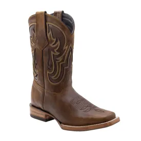 Silverton® Ranch All Leather Square-Toe Boots (Honey)