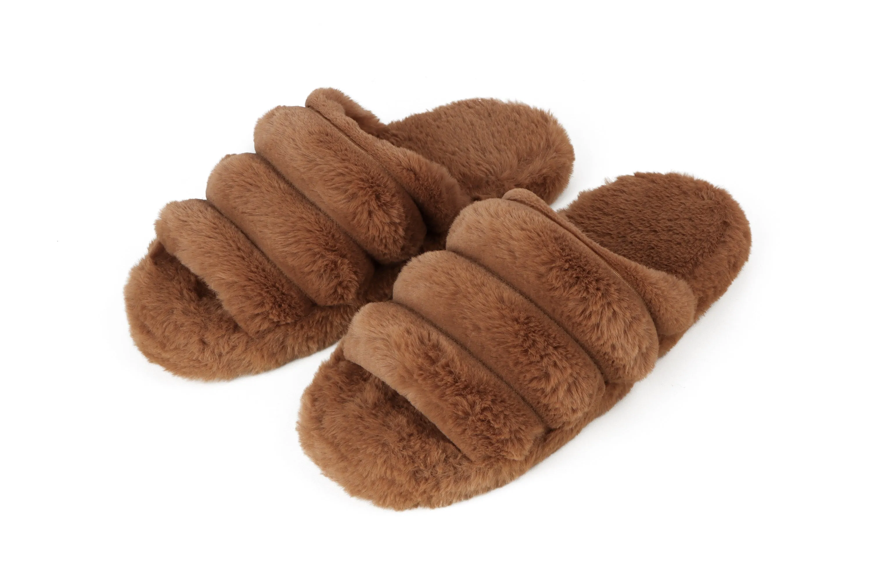 Snoozies! Slipper Slides - Brown