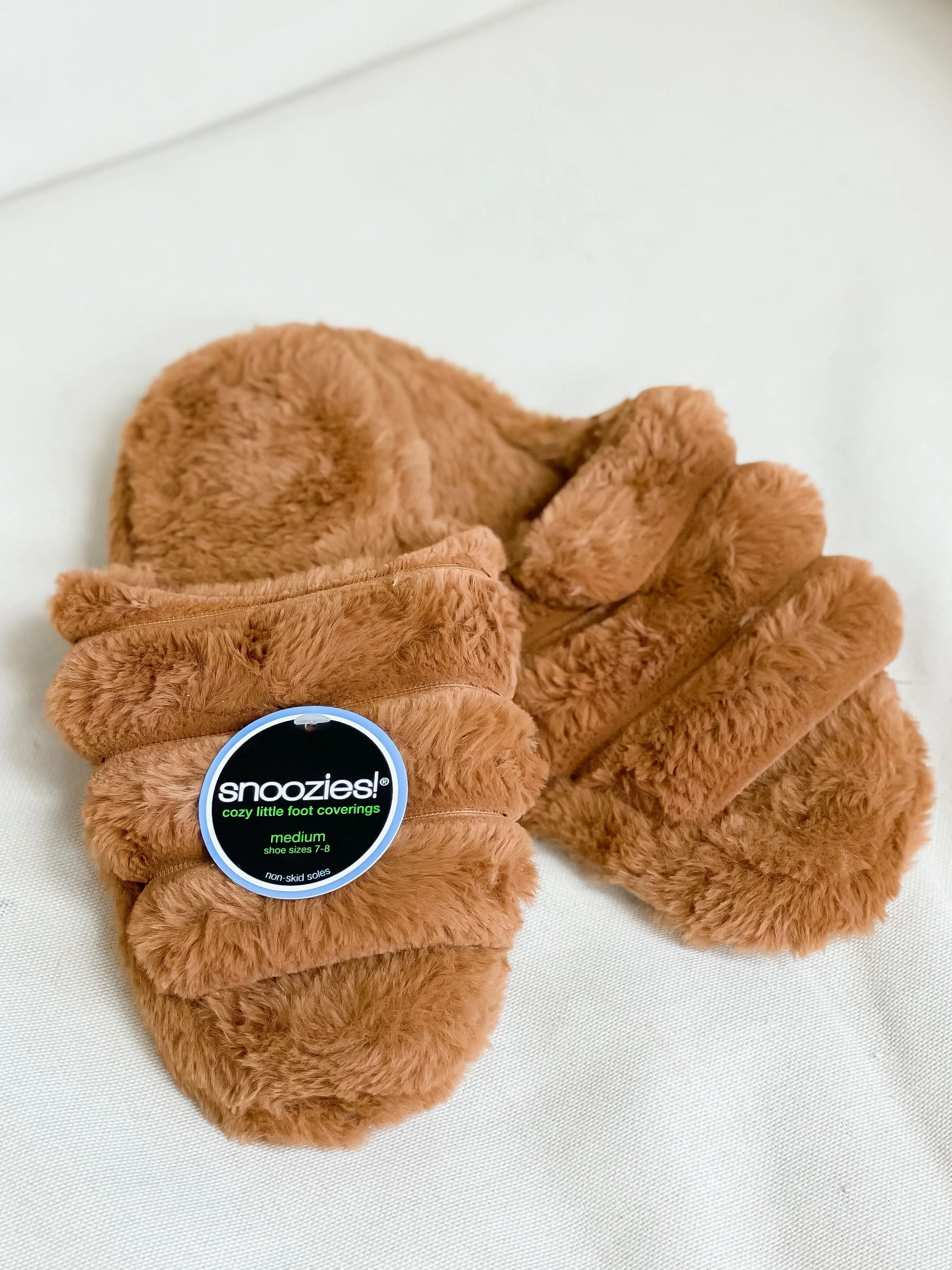 Snoozies! Slipper Slides - Brown