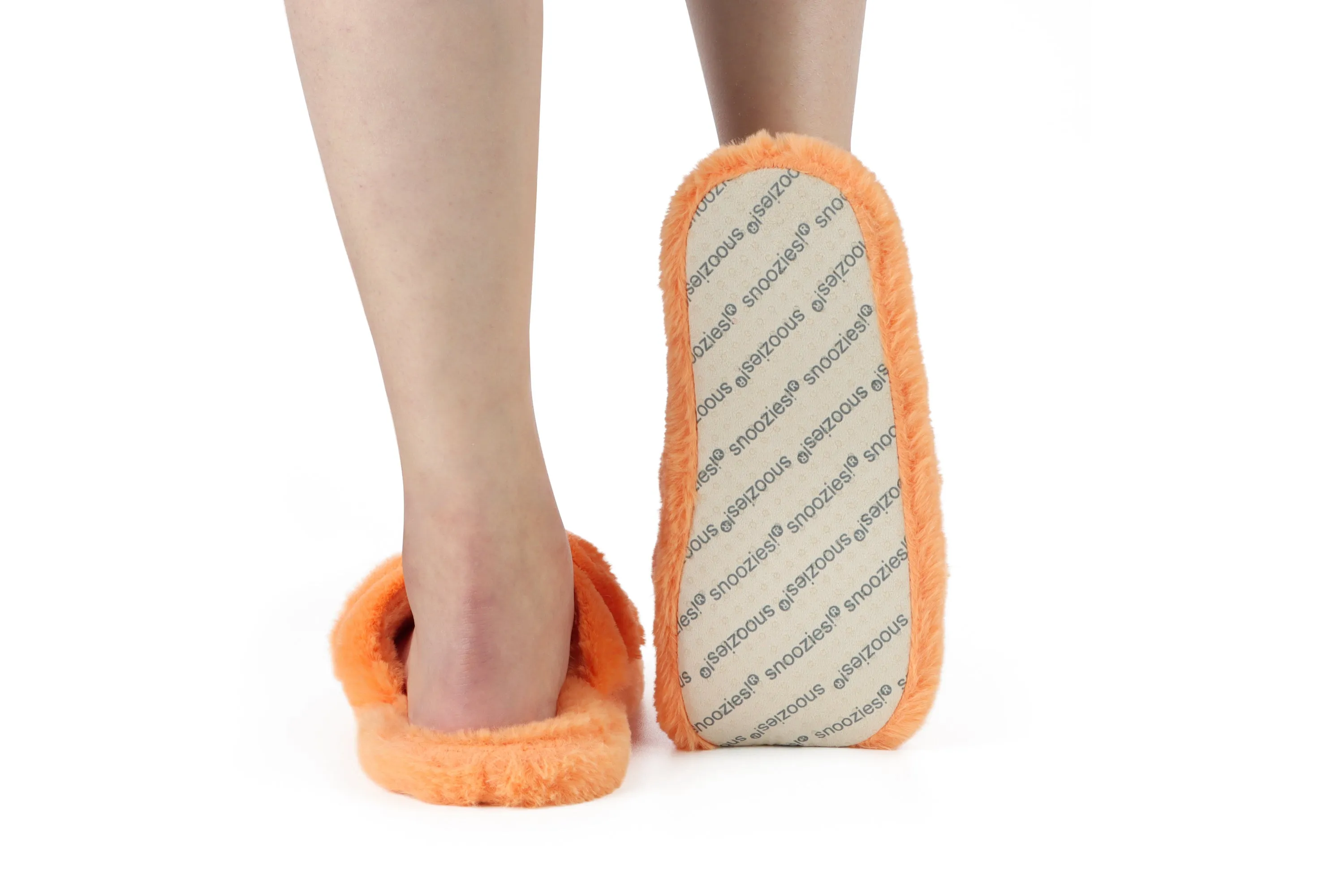 Snoozies! Slipper Slides - Orange