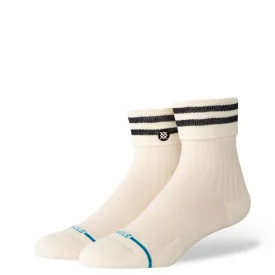 Stance Roll Cuff Cotton Quarter Socks - CANVAS