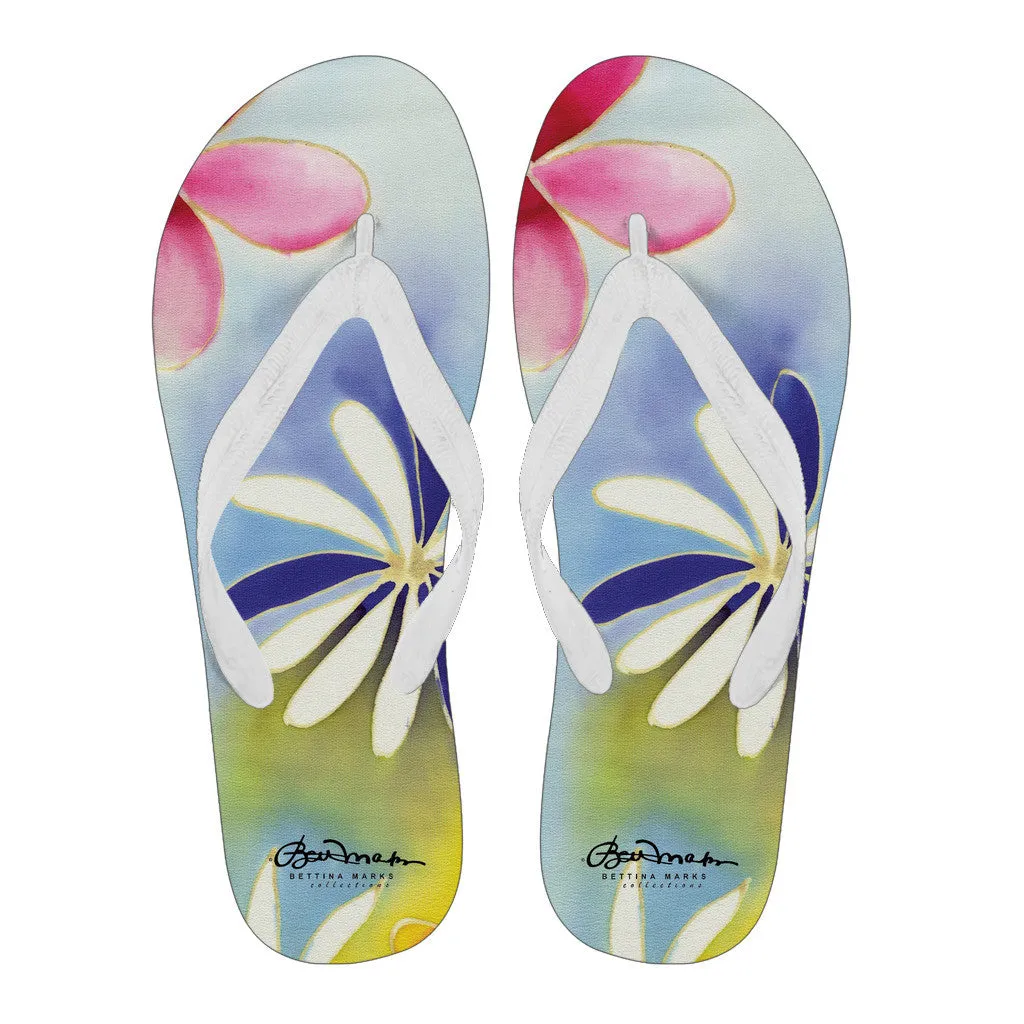 Sunrise Floral Flip Flops