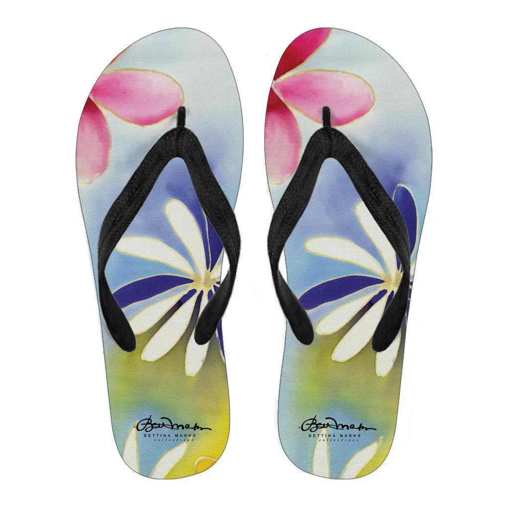 Sunrise Floral Flip Flops