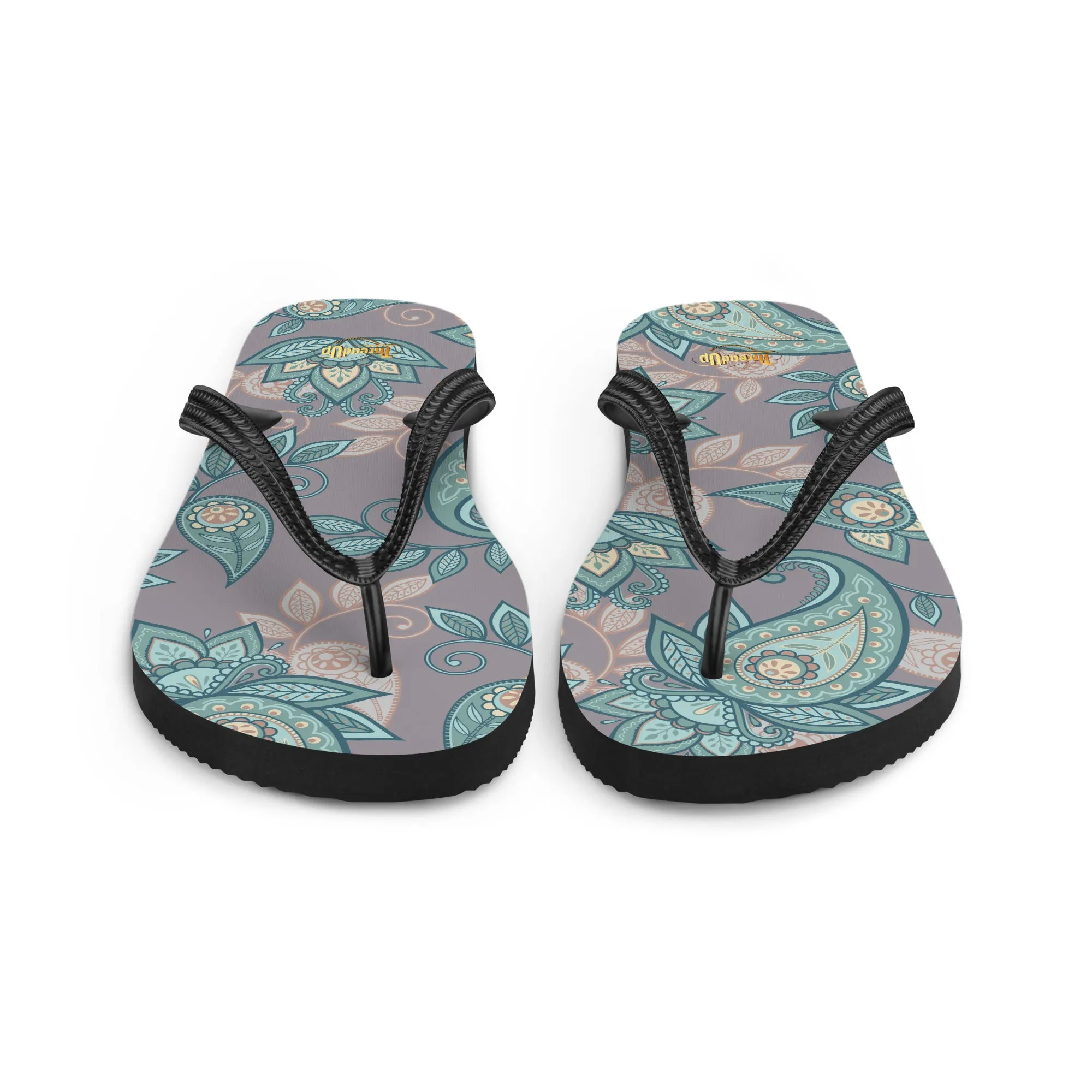 Unisex Flip-Flops - Abstract Design