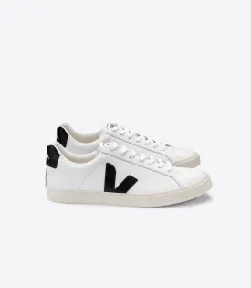 Veja Sneakers - Esplar Logo Leather Sneakers in Extra White Black