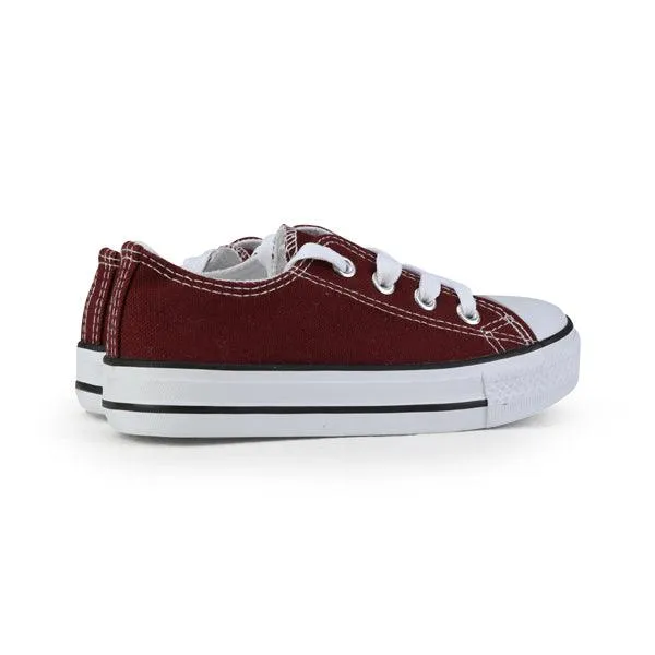 WINE RED UNISEX CONVERSE SNEAKERS