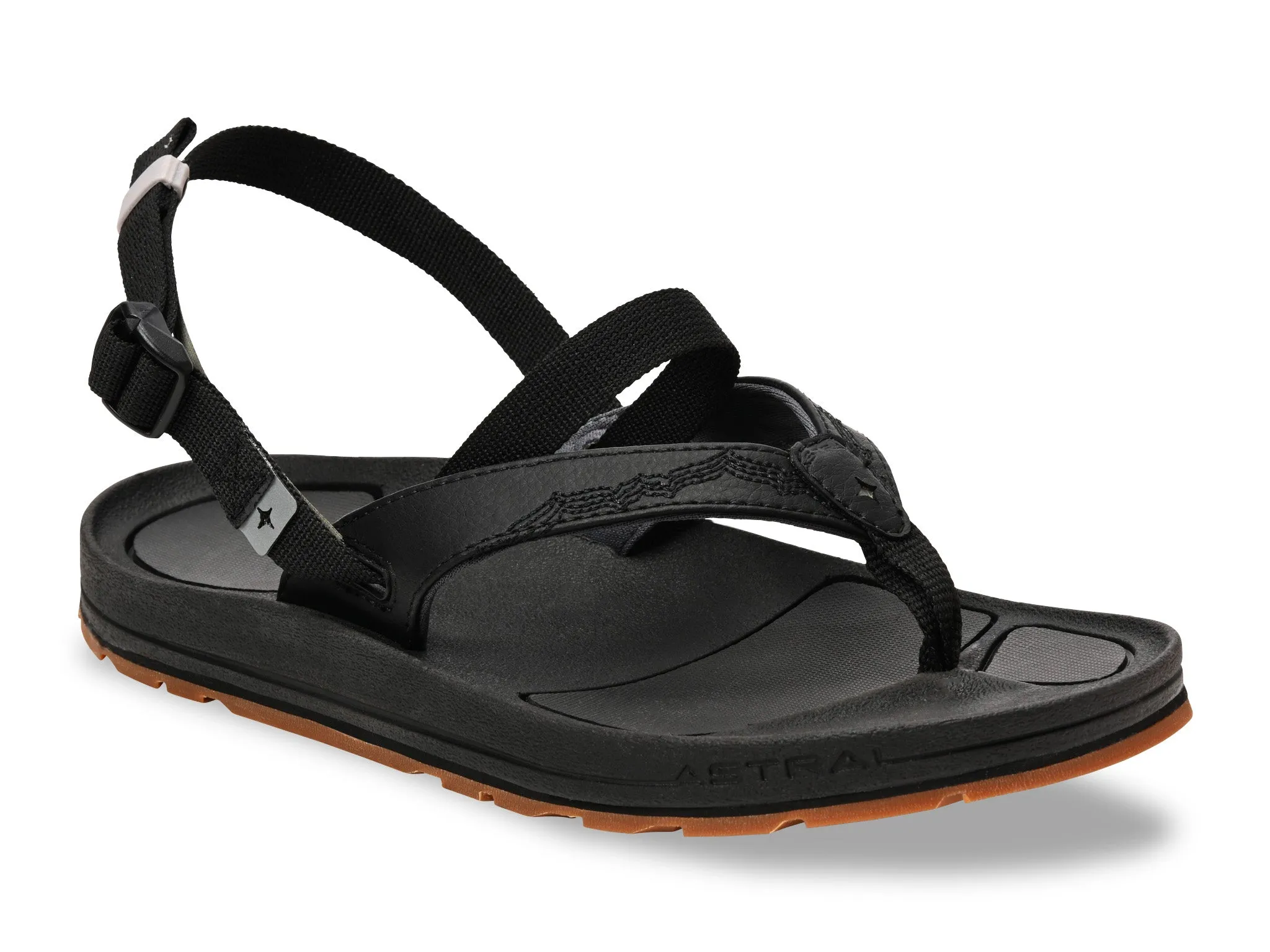 Women's Astral Rosa Flip Flops Color: Space Black