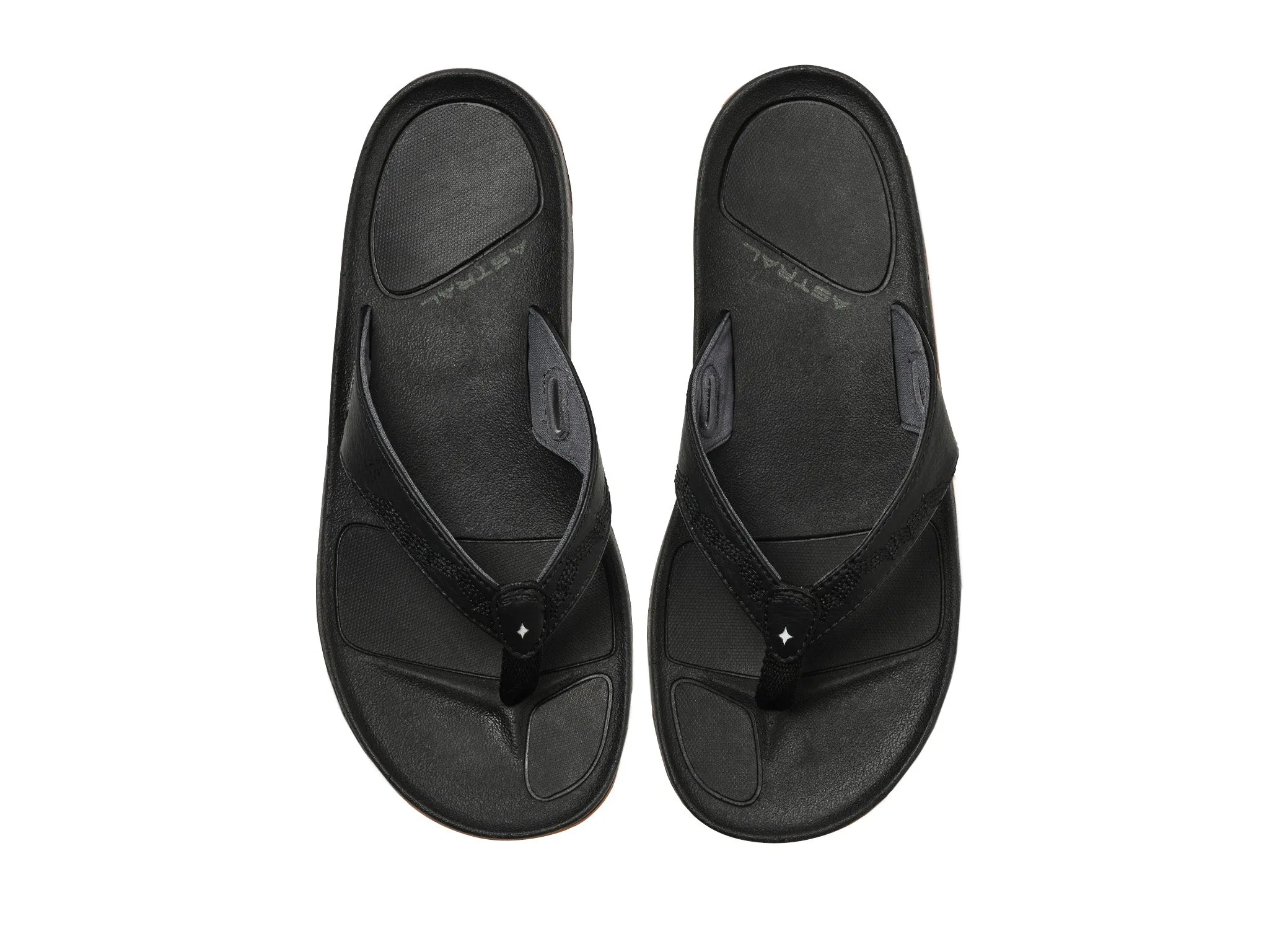 Women's Astral Rosa Flip Flops Color: Space Black