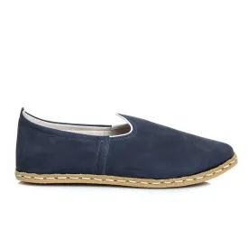 Women's Navy Blue Slip On Shoes